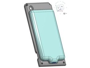 mustool mt99 estendido bateria caso bainha add on multímetro 3d print model - Mito3D
