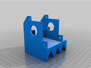 dual blower fan stand mount 3d print model - Mito3D