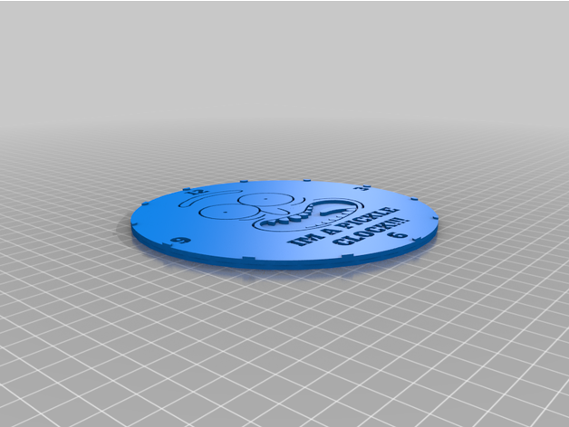 Rick morty orologio salamoia 3D print model - Mito3D