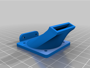 Kossel mini hayran kefen 40 mm 40mm soğutma kanal 3d print model - Mito3D