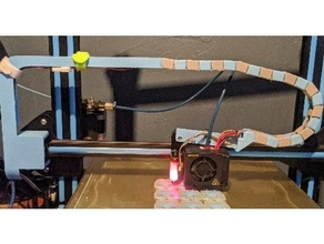değiştirilmiş cr 10 Zincir kablo x axis 3d print model - Mito3D