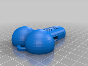 dick whistle ring fixed 3d print model - Mito3D