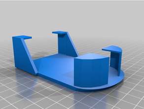 verdrahtet Fernbedienung Halter Unterstützung Tempurpedic einstellbar Bett 3d print model - Mito3D