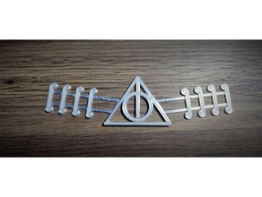 harry potter deathly hallows mask ear saver covid covid-19 covid19 covidmask 19 harrypotter 3d print model - Mito3D
