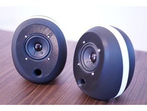 pc speaker case visaton frs 8 3d print model - Mito3D