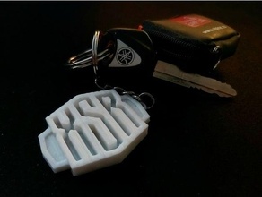 xsr key chain xsr900 xsr700 accessory keychain keyring moto 3d print model - Mito3D