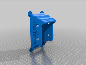 sabre logo fingerguard construct 3d print model - Mito3D