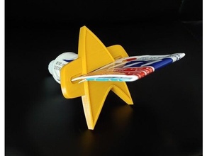 estrella emigrar comunicador Insignia viajero pasta dental exprimidor 3d print model - Mito3D