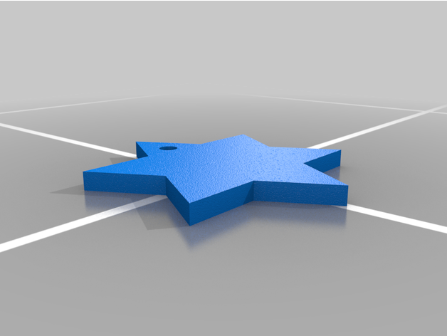 decor star hole 5 6 corners 3D print model - Mito3D