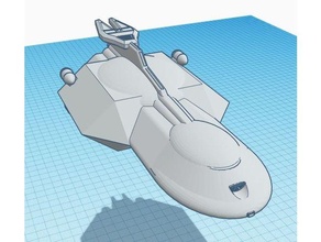 cardassian Schlachtschiff erkunden Klasse ds9 sci fi Wissenschaft Fiktion scifi Raumschiff Star Trek Voyager Wanderung Reisende 3d print model - Mito3D