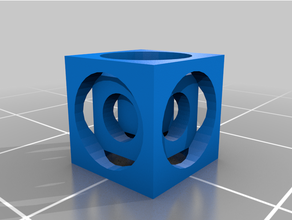 cubo fermacarte 3d print model - Mito3D