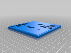 atormentar oleiro luz interruptor cobrir bainha dual gangue 3d print model - Mito3D