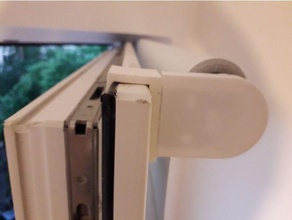 abrazadera sping rodillo ciego puerta sujeción ger persiana enrollable central persianas portador primavera ventana 3d print model - Mito3D