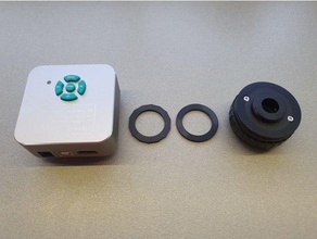 eakins trinoculaire microscope caméra bague 3d print model - Mito3D