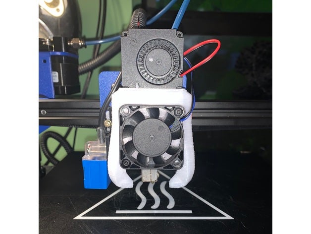 minv2 tronxy xy2 pro fan mount 3D print model - Mito3D