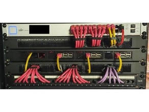 raspberry pi rack mount 2 3 case server 3d print model - Mito3D