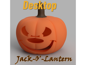 Desktop jack o' lantern 3d print model - Mito3D