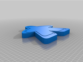 meeple stand lamp 3d print model - Mito3D