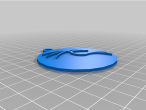 kali linux portachiavi gimp inkscape Lavori solidi tinkercad 3d print model - Mito3D
