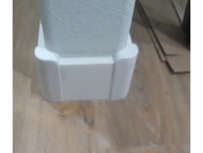 rounded corner molding 3d print model - Mito3D