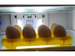 Hafif Yumurta tepsi 2 line duvarlar 35g tavuk yumurtalar hızlı Gıda mutfak ışık buzdolabı pirzola samsung raf kabuk depolama kuvvetli 3d print model - Mito3D