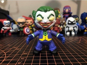 joker mini - batman action figure collectible dc comics figurine toy 3d print model - Mito3D