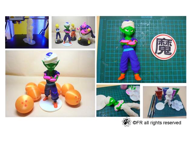 Ejderha ball piccolo q top 3D print model - Mito3D