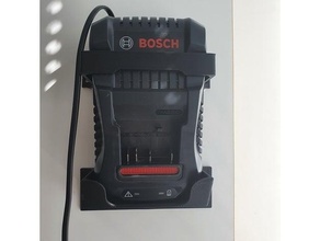 bosch professional gal 1880 cv battery charger holder mounting brackets 3d print model - Mito3D