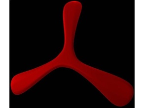 minuscule triblader boomerang 3d print model - Mito3D
