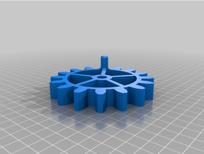 gears activity board - baby toddler toy 3d print model - Mito3D