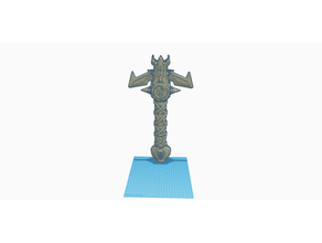 doom eternal - slayers crucible sword fulls scale 3d print model - Mito3D