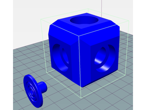 cubo inquietação spinner rolamento 3d print model - Mito3D