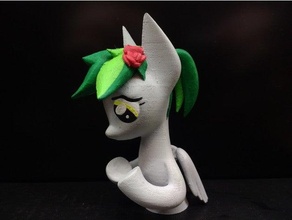 sorunome pony pegasus ponytail rose 3d print model - Mito3D