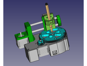 Polar Untersetzer Zeichnung Maschine v2 nema17 Roboter 3d print model - Mito3D