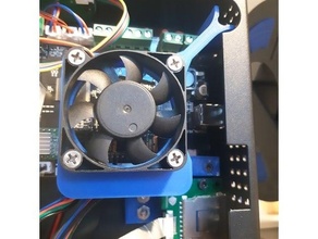 ventilateur monter 3d imprimante accessoire pièces impression accessoires anycubic i3 méga améliorer refroidissement canal 3d print model - Mito3D