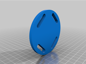 pro medallion mount gopro 3d print model - Mito3D