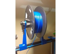 jb carrete soporte 2020 rodamiento filamento 3d print model - Mito3D
