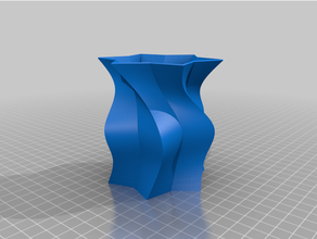 4 vases models flower vase decor pencil holder spiral twisted mode 3d print model - Mito3D