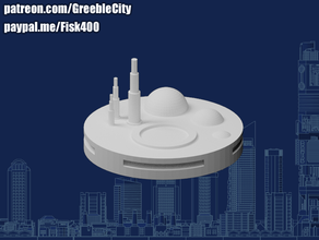 greeblecity cyberpunk grandiose tronc toit greeblecitycyberpunk 3d print model - Mito3D