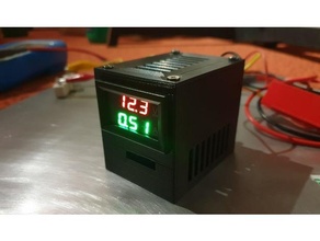 adjustable voltage limit current psu dc converter power supply display box dsn-vc288 powersupply xl4016 3d print model - Mito3D