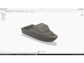 pêche bateau 3d print model - Mito3D
