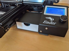 ender 3 pro compact tool drawer integrated cable management cablemanagement creality ender3pro ender3 toolbox tooldrawer box 3d print model - Mito3D
