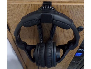 headphone door hanger sennheiser hd 280 pro holder hook 3d print model - Mito3D