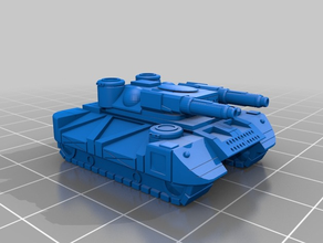 Behmo tank 6mm Amerikan Mecha 3d print model - Mito3D
