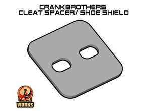 crankbrothers cleat spacer shoe shield mtb 3d print model - Mito3D