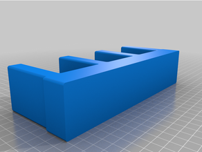1u vertical escritorio soporte 3d print model - Mito3D