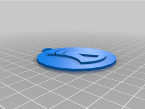 kismet chiave titolare supporto inkscape Lavori solidi tinkercad 3d print model - Mito3D