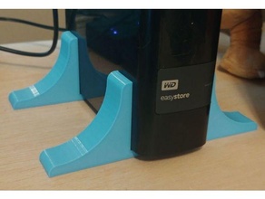 wd easystore stabilizer feet external hard drive foot 3d print model - Mito3D