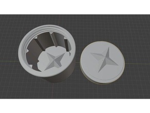 screwed dice holder remix 3d print model - Mito3D