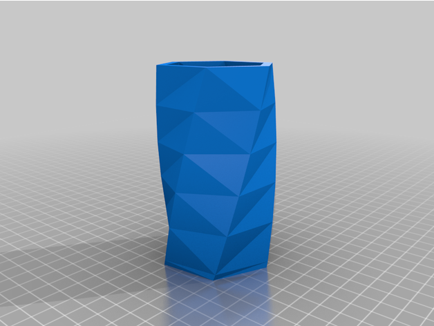 saftig Topf Hexagon Pflanze 3D print model - Mito3D